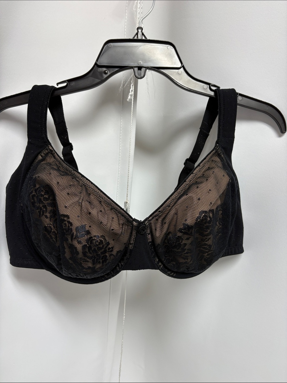 Soma stunning support unlined Black Lace Underwire Bra - 40DDD